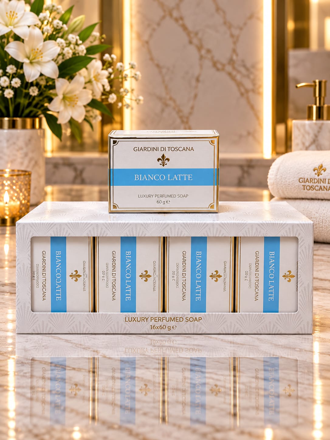 GIARDINI DI TOSCANA Bianco Latte 16 x 60 g